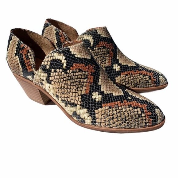 Madewell Snake Print Ankle Bootie - Picture 5 of 7